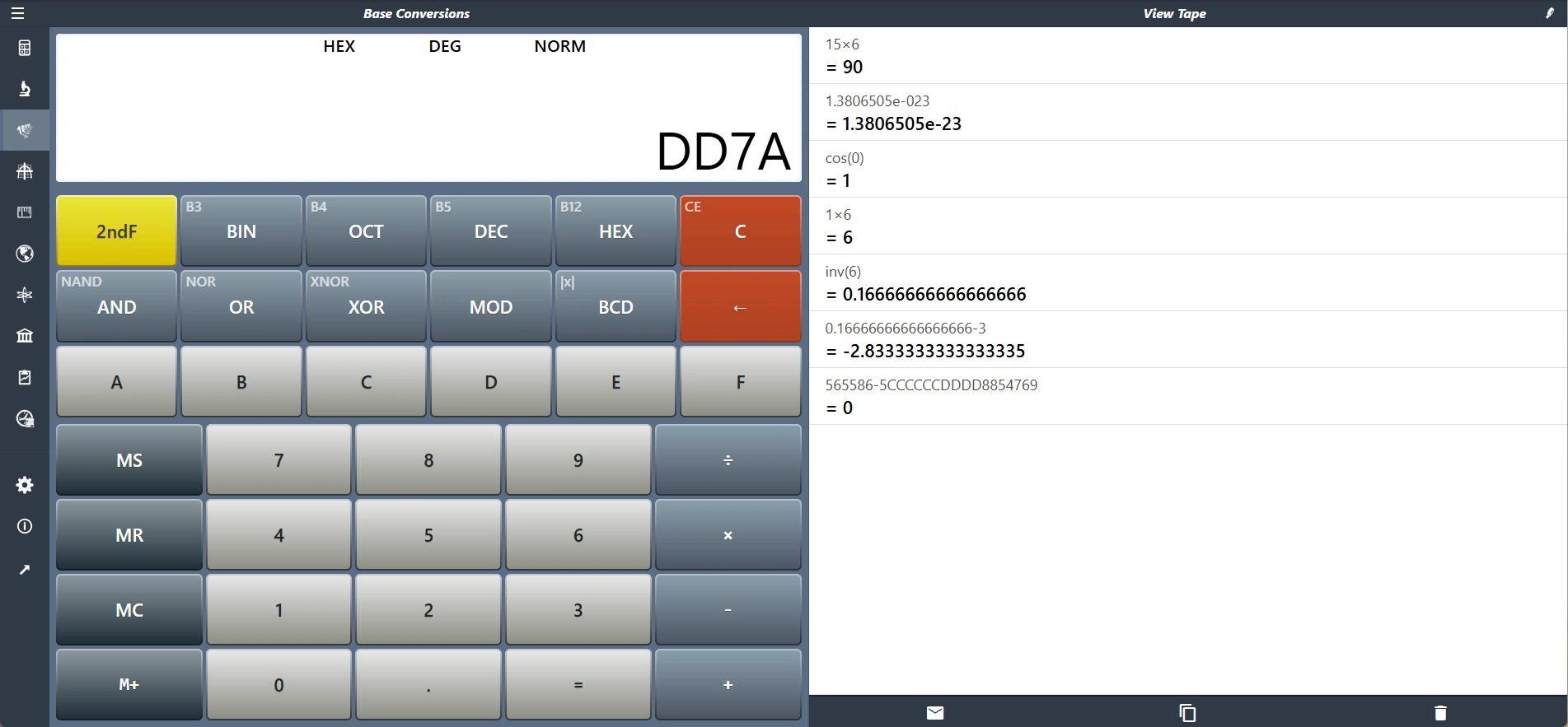 Base Conversions Made Easy - CalcPro's Programmer Calculator ...